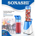 SONASHI PORTABLE SPORTS BLENDER & SMOOTHIE MAKER sb-164 SONASHI PORTABLE SPORTS BLENDER & SMOOTHIE MAKER sb-164
